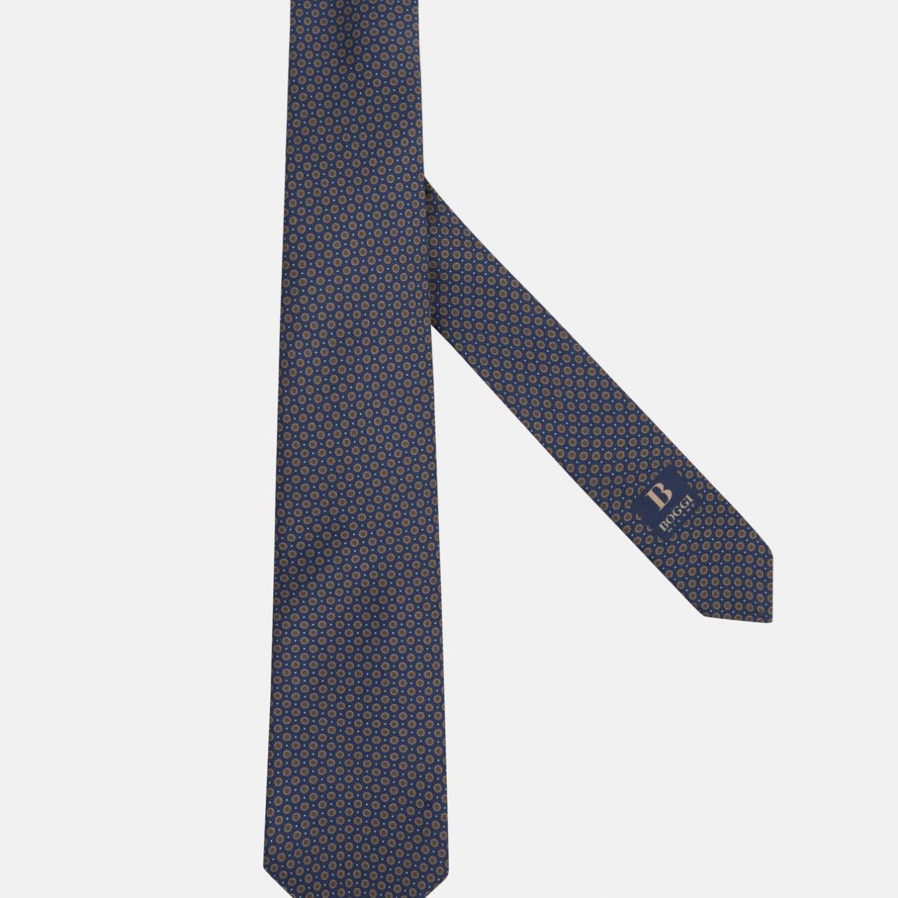 Cravatta Pois In Seta Boggi Uomo Accessori Cravatte e accessori Cravatte 